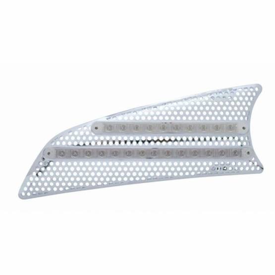 UNITED PACIFIC - UNITED PACIFIC - 41531 - 2007+ KENWORTH T660 ENTRADA DE AIRE LED (CONDUCTOR) - LED ÁMBAR/LENTE TRANSPARENTE