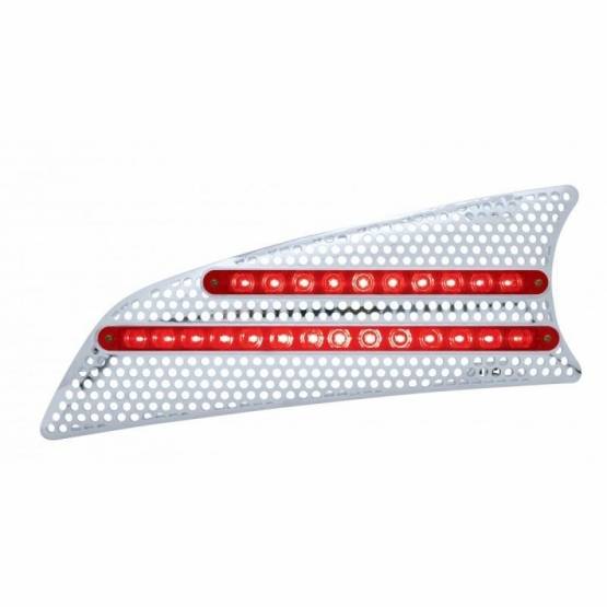 UNITED PACIFIC - UNITED PACIFIC - 41532 - 2007+ KENWORTH T660 TOMA DE AIRE LED (CONDUCTOR) - LED ROJO/LENTE ROJA
