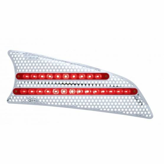 UNITED PACIFIC - UNITED PACIFIC - 41536 - 2007+ KENWORTH T660 TOMA DE AIRE LED (PASAJERO) - LED ROJO/LENTE ROJA
