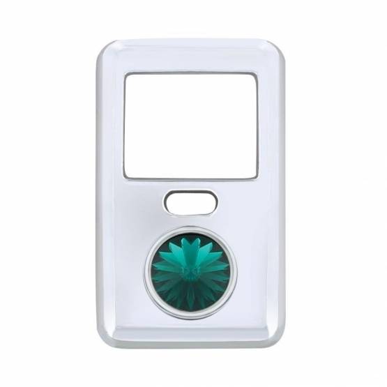 UNITED PACIFIC - UNITED PACIFIC - 41647 - TAPA DE INTERRUPTOR DE BALANCÍN CON CRISTAL PARA VOLVO VNL 1998-2018 - VERDE