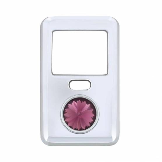 UNITED PACIFIC - UNITED PACIFIC - 41648 - TAPA DE INTERRUPTOR DE BALANCÍN CON CRISTAL PARA VOLVO VNL 1998-2018 - MORADO