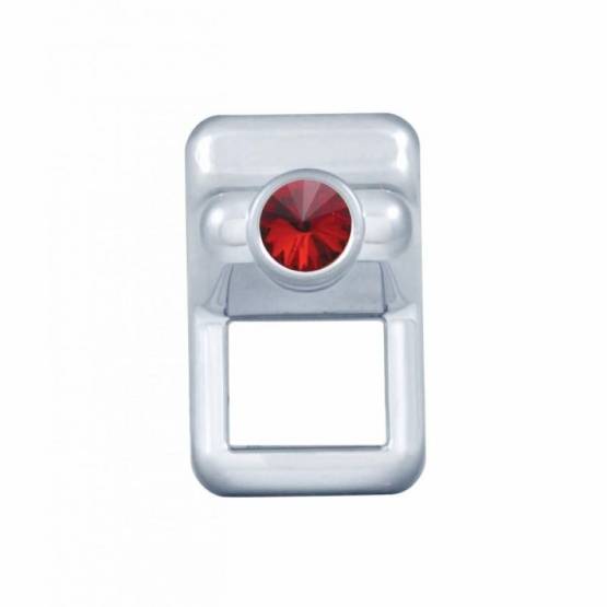 UNITED PACIFIC - UNITED PACIFIC - 41657 - TAPA DEL INTERRUPTOR DE PALANCA PARA VOLVO - CRISTAL ROJO