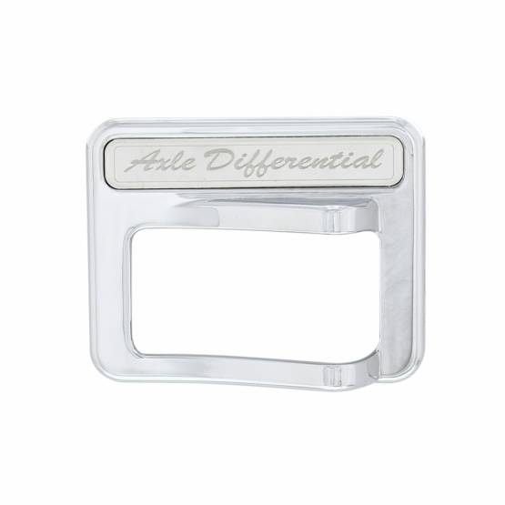 UNITED PACIFIC - UNITED PACIFIC - 41763 - TAPA DE INTERRUPTOR DE BALANCÍN CROMADA PARA PETERBILT 579 (2013-2019) Y 567 (2014-2018)- DIFERENCIAL DE EJE