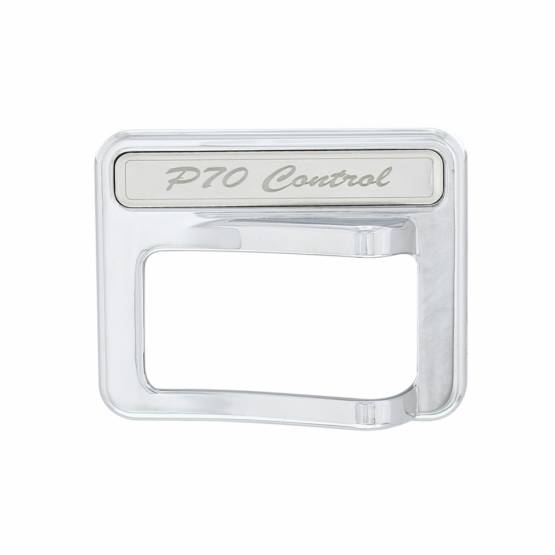 UNITED PACIFIC - UNITED PACIFIC - 41766 - TAPA DE INTERRUPTOR DE BALANCÍN CROMADA PARA PETERBILT 579 (2013-2019) Y 567 (2014-2018)- MANDO TDF