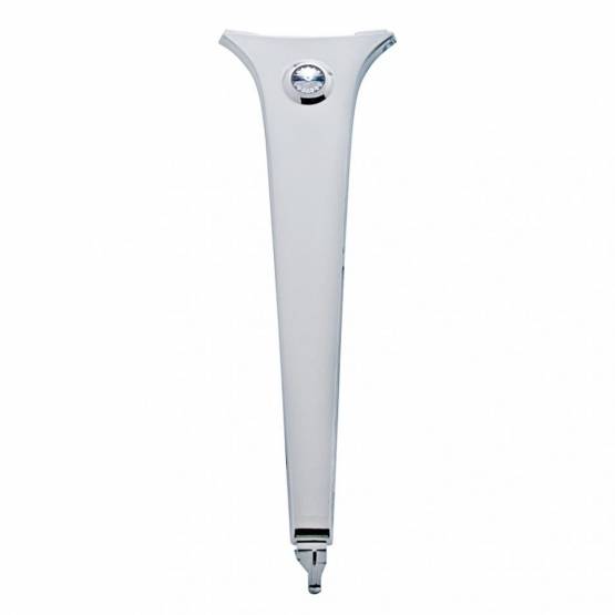 UNITED PACIFIC - UNITED PACIFIC - 41955 - EMBELLECEDOR CENTRAL DEL TABLERO CROMADO CON CRISTAL PARA COLUMBIA (2004-20), CENTURY (1997-10) Y CORONADO (2003-10), TRANSPARENTE