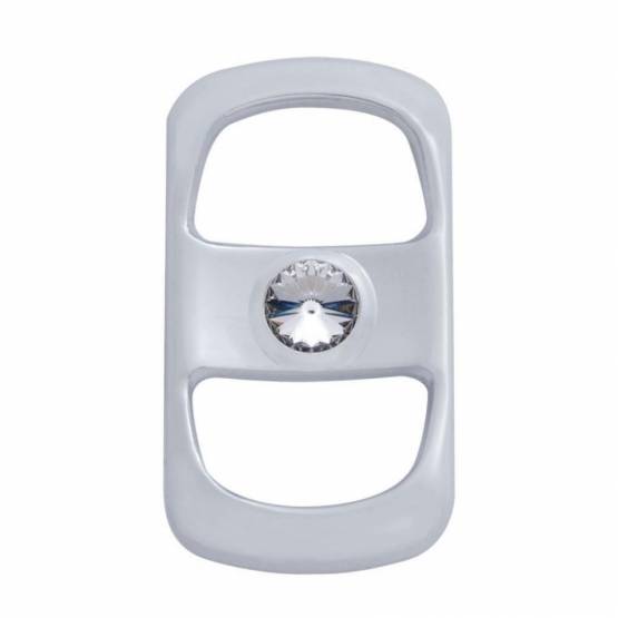 UNITED PACIFIC - UNITED PACIFIC - 42051 - TAPA DE INTERRUPTOR DE BALANCÍN CON CRISTAL TRANSPARENTE PARA FREIGHTLINER (PACK DE 3)
