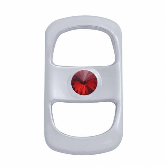 UNITED PACIFIC - UNITED PACIFIC - 42054 - TAPA DE INTERRUPTOR DE BALANCÍN CON CRISTAL ROJO PARA FREIGHTLINER (PACK DE 3)