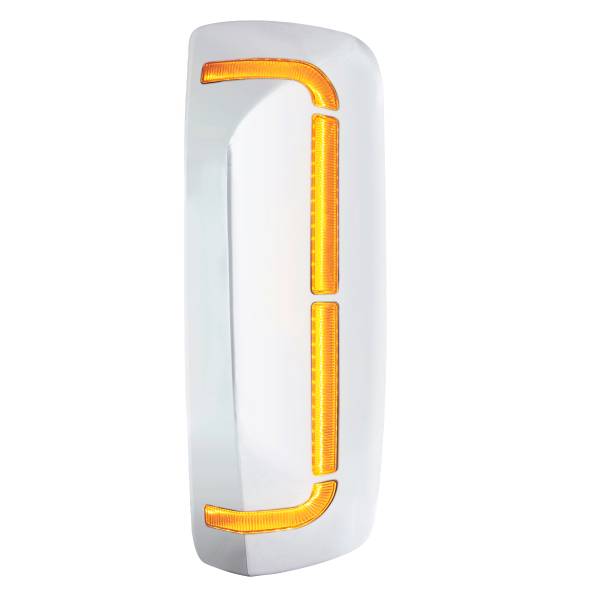 UNITED PACIFIC - UNITED PACIFIC - 42232 - TAPA DE ESPEJO CROMADA DE 59 LED CON LED SECUENCIAL PARA VOLVO VNL 2012-2024 - CONDUCTOR