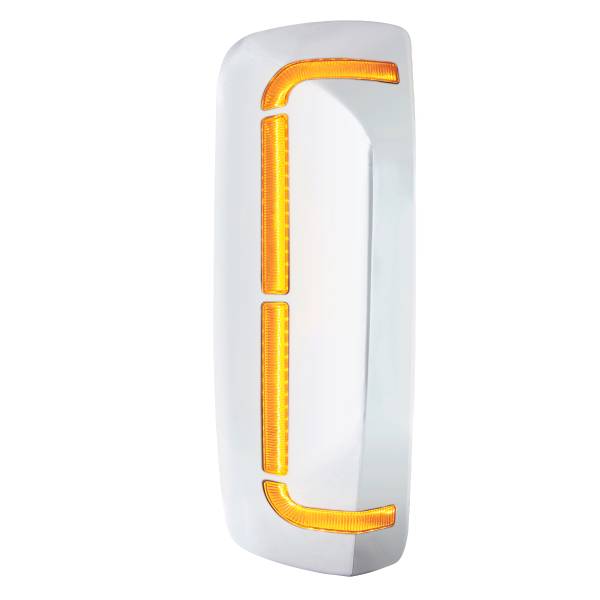 UNITED PACIFIC - UNITED PACIFIC - 42233 - TAPA DE ESPEJO CROMADA DE 59 LED CON LED SECUENCIAL PARA VOLVO VNL 2012-2024 - PASAJERO