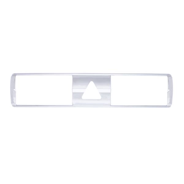 UNITED PACIFIC - UNITED PACIFIC - 42438 - EMBELLECEDOR DEL PANEL DE INTERRUPTOR DE PELIGRO CROMADO PARA FREIGHTLINER CASCADIA 2018-2023