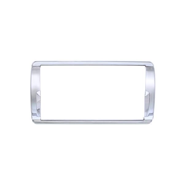 UNITED PACIFIC - UNITED PACIFIC - 42444 - EMBELLECEDOR DEL PANEL DE TABLERO CROMADO DE 4 INTERRUPTORES PARA FREIGHTLINER CASCADIA 2018-2023