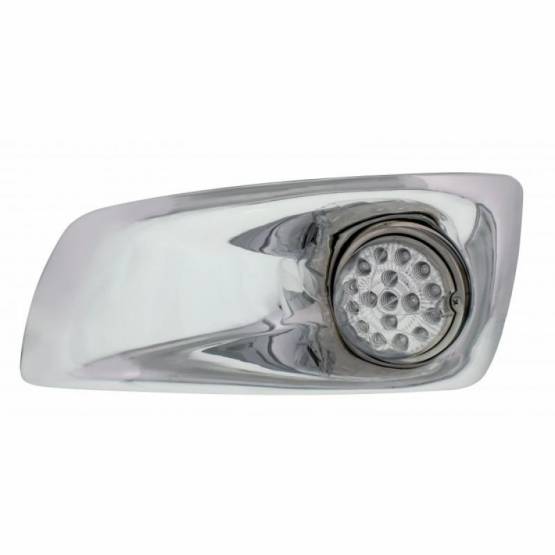 UNITED PACIFIC - UNITED PACIFIC - 42703 - CUBIERTA DE LUZ ANTINIEBLA CON LUZ REFLECTOR DE ESTILO CLARO DE 17 LED ÁMBAR PARA 2007-17 KW T660 - CONDUCTOR - LENTE TRANSPARENTE