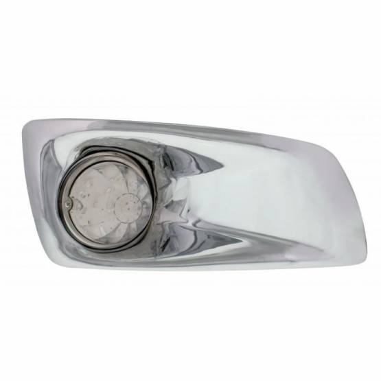 UNITED PACIFIC - UNITED PACIFIC - 42733 - CUBIERTA DE LUZ ANTINIEBLA CON LUZ DE SANDÍA DE 17 LED PARA 2007-17 KW T660 - PASAJERO - LED ÁMBAR/ LENTE TRANSPARENTE