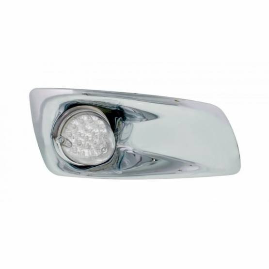 UNITED PACIFIC - UNITED PACIFIC - 42757 - CUBIERTA DE LUZ ANTINIEBLA CON LUZ REFLECTORA DE 19 LED PARA KW T660 2007-2017 (PASAJERO) - LED ÁMBAR/ LENTE TRANSPARENTE