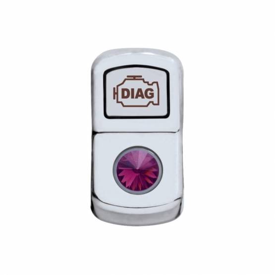 UNITED PACIFIC - UNITED PACIFIC - 45070 - TAPA DEL INTERRUPTOR BASCULANTE DE DIAGNÓSTICO CON CRISTAL MORADO