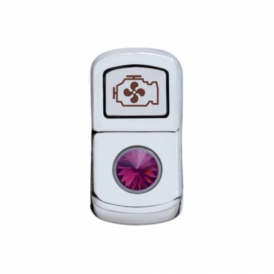 UNITED PACIFIC - UNITED PACIFIC - 45086 - TAPA DEL INTERRUPTOR DE BALANCÍN DEL VENTILADOR DEL MOTOR CON CRISTAL MORADO
