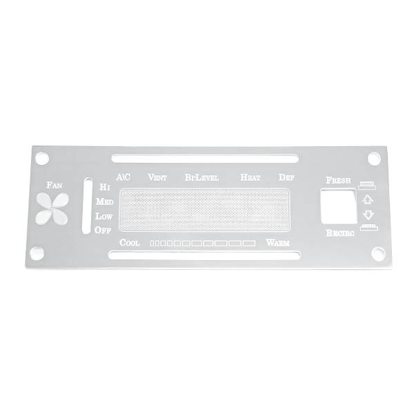 UNITED PACIFIC - UNITED PACIFIC - 48202 - PLACA DE CONTROL DE A/A INOXIDABLE KENWORTH CON APERTURA