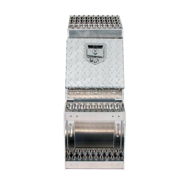 UNITED PACIFIC - UNITED PACIFIC - 50200 - CAJA DE SILLÍN DE ALUMINIO DE 12"L X 25"W X 28"H