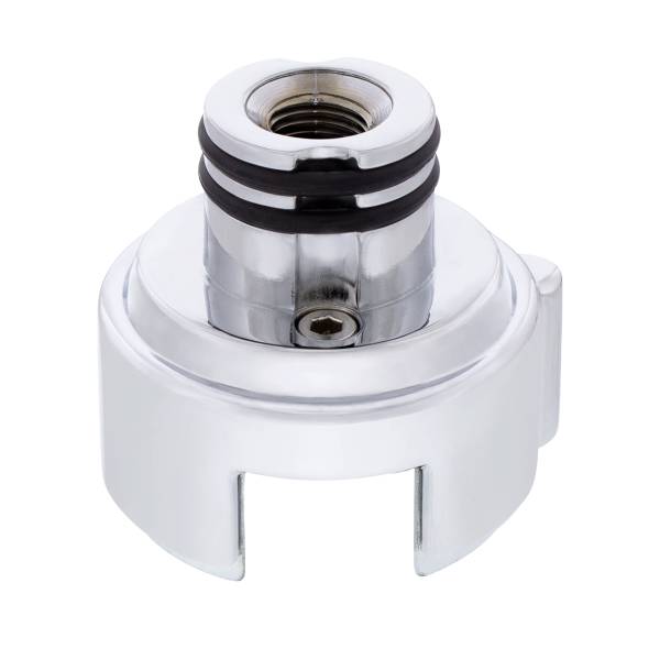 UNITED PACIFIC - UNITED PACIFIC - 70664B - ADAPTADOR DE CAMBIO DE MARCHAS CON SOPORTE LED PARA EATON-FULLER 13/15/18 VELOCIDAD - CROMADO/VERTICAL (A GRANEL)
