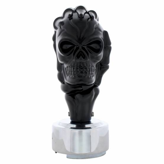 UNITED PACIFIC - UNITED PACIFIC - 70710 - POMO DE CAMBIO SKULL CON ADAPTADOR 13/15/18 VELOCIDADES - NEGRO
