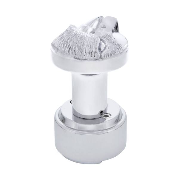 UNITED PACIFIC - UNITED PACIFIC - 70823 - PERILLA DE CAMBIO CON ROSCA EAGLE Y ADAPTADOR PARA CAMBIO EATON FULLER STYLE 9/10 - CROMADO