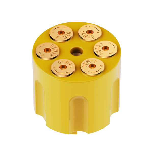 UNITED PACIFIC - UNITED PACIFIC - 70856 - CILINDRO DE PISTOLA POMO DE CAMBIO DE VELOCIDADES 9/10 - AMARILLO ELÉCTRICO
