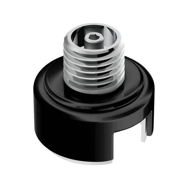 UNITED PACIFIC - UNITED PACIFIC - 70907 - ADAPTADOR DE MONTAJE DE PERILLA DE CAMBIO CON ROSCA M30X3.5 PARA CAMBIO EATON FULLER STYLE 13/15/18 - NEGRO CANDY