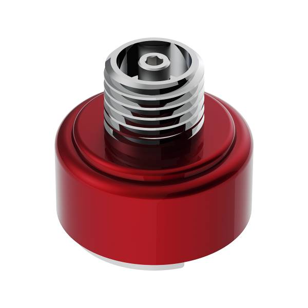 UNITED PACIFIC - UNITED PACIFIC - 71033 - ADAPTADOR DE MONTAJE DE PERILLA DE CAMBIO CON ROSCA M30X3.5 PARA CAMBIO EATON FULLER STYLE 9/10 - ROJO CANDY