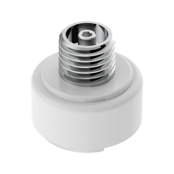 UNITED PACIFIC - UNITED PACIFIC - 71035 - ADAPTADOR DE MONTAJE DE PERILLA DE CAMBIO CON ROSCA M30X3.5 PARA CAMBIO EATON FULLER STYLE 9/10 - BLANCO PERLA