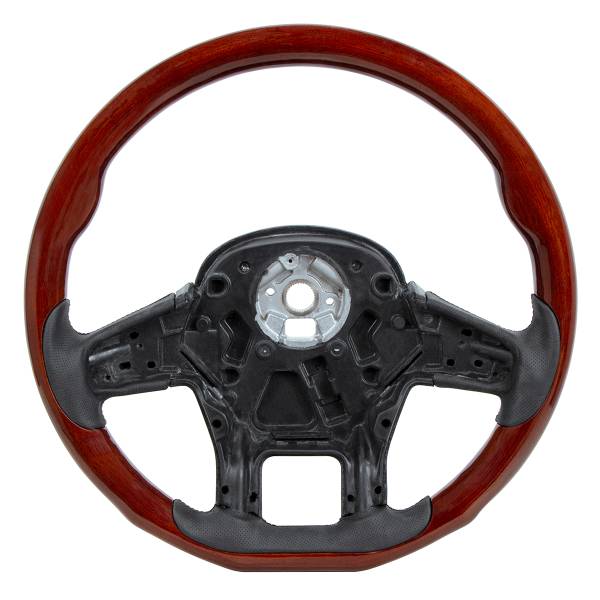UNITED PACIFIC - UNITED PACIFIC - 88189 - VOLANTE DE MADERA YOURGRIP DE 18" PARA PETERBILT 579 2012-2021 Y KENWORTH T680 2013-2021