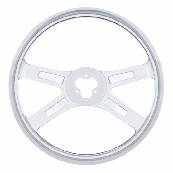 UNITED PACIFIC - UNITED PACIFIC - 88210 - VOLANTE DE 4 RADIOS DE ACERO INOXIDABLE DE 18"