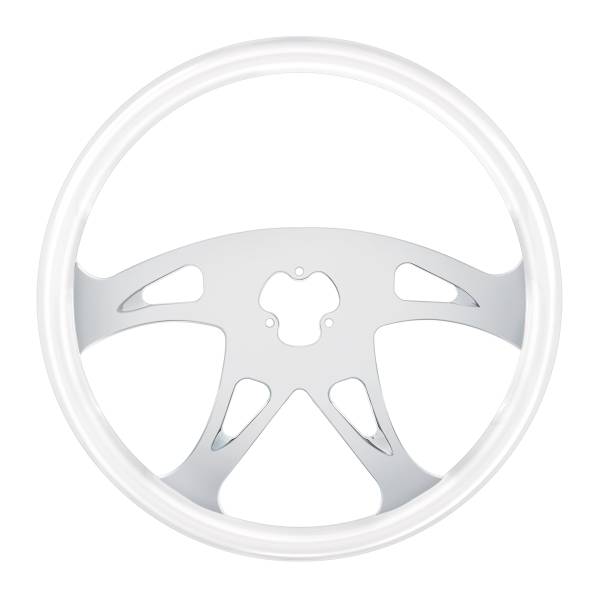 UNITED PACIFIC - UNITED PACIFIC - 88264 - VOLANTE COLOR BOSS DE 18" - BLANCO GLACIER