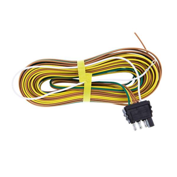 UNITED PACIFIC - UNITED PACIFIC - 90632 - ARNÉS DE LUCES LED PARA REMOLQUE DE 4 VÍAS - CABLES POSITIVOS DE 25' Y CABLE DE TIERRA DE 16"