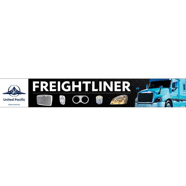 UNITED PACIFIC - UNITED PACIFIC - 99034 - LETRERO DE CABEZA FREIGHTLINER DE 46" X 7"