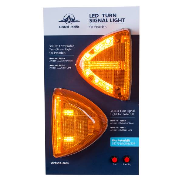 UNITED PACIFIC - UNITED PACIFIC - 99105 - PANTALLA INTERMITENTE DELANTERO PETERBILT
