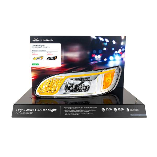 UNITED PACIFIC - UNITED PACIFIC - 99162 - PANTALLA DE FARO MODULAR UNITED PACIFIC PETERBILT 386/387 - 31082