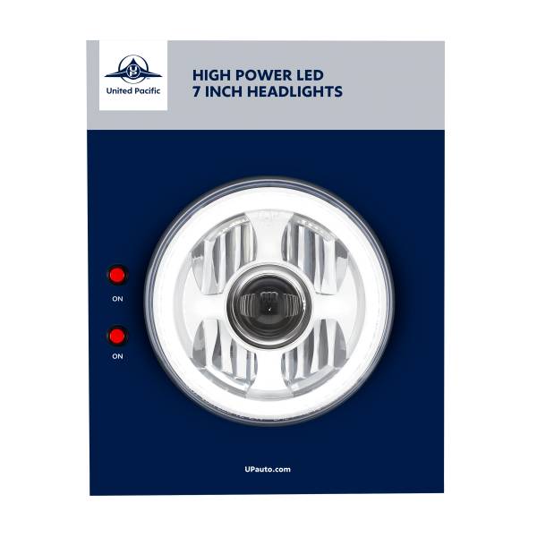 UNITED PACIFIC - UNITED PACIFIC - 99188 - PANTALLA DE FARO LED DE 7" DE UNITED PACIFIC - 31496