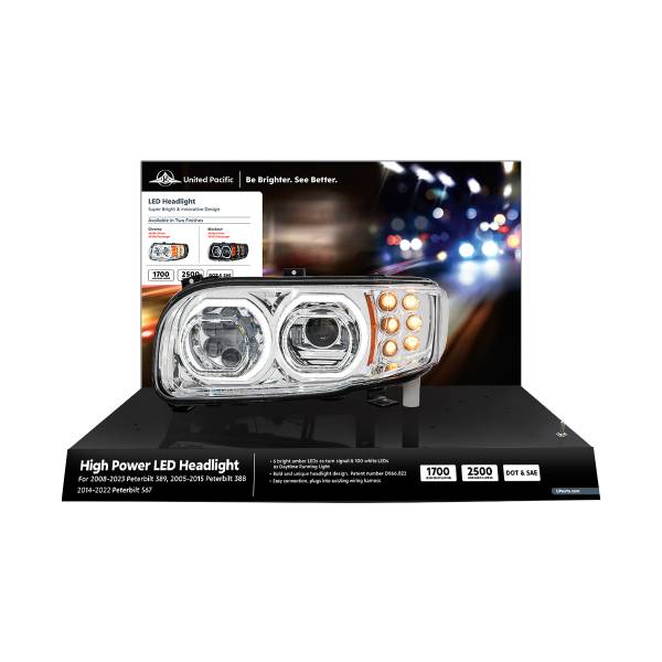 UNITED PACIFIC - UNITED PACIFIC - 99209 - PANTALLA DE FARO MODULAR UNITED PACIFIC PETERBILT 389-35784