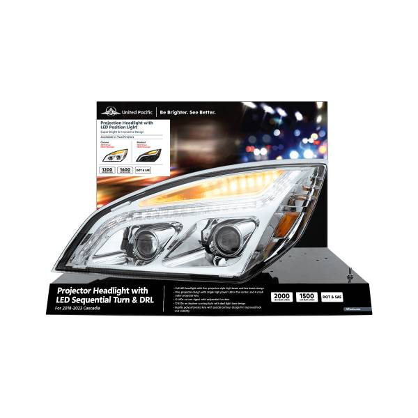 UNITED PACIFIC - UNITED PACIFIC - 99232 - PANTALLA DE FARO MODULAR CASCADIA FREIGHTLINER DE UNITED PACIFIC-35819