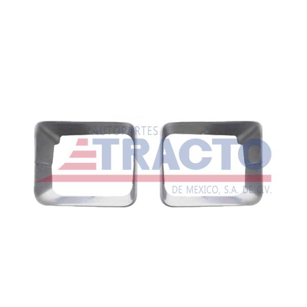 GENERICA - GENERICA-L0660A-X-BISEL PARA FARO FREIGHTLINER 60/70/80 LADO CHOFER/LADO PASAJERO FIBRA DE VIDRIO