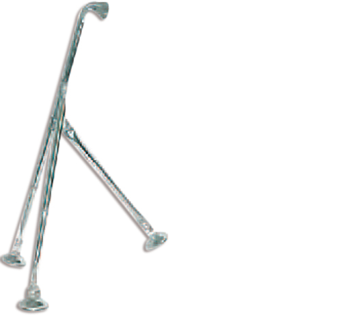ATM - ATM - CEX0385 - BRAZO TRIPIE PARA ESPEJO DE COFRE KENWORTH 30" ACERO INOXIDABLE
