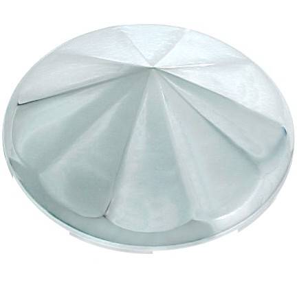 GENERICA - GENERICA-RAN1304-CENTRO DE RIN ROMANO CON 6 RANURAS UNIVERSAL PARA RIN DE ALUMINIO 1" DE CEJA CROMADO