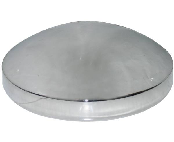 GENERICA - GENERICA-RAN0631-COPA DE FLECHA TRASERA 8" LISA PARA EJE CON 8 TORNILLOS DE 5/8" CROMADO