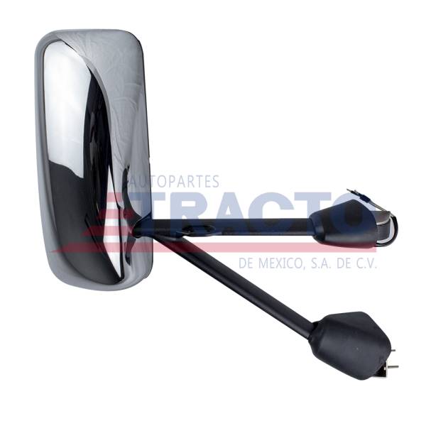 ATM - ATM - 12114101 - ESPEJO ATM DE CABINA KENWORTH T600B/T800/T300 ELECT. CON DESEMPAÑANTE 2008-2019 LADO PASAJERO CROM.