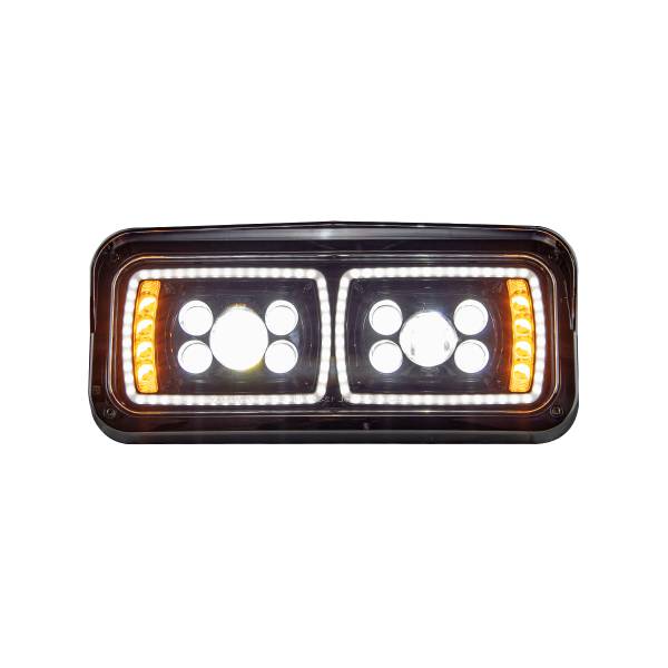 ATM - ATM - ATM-31156 - FARO ATM KENWORTH T800/T600/W900 FREIGHTLINER CLASIC PETERBILT 357/378/379 LEDS NEGRO LADO CHOFER