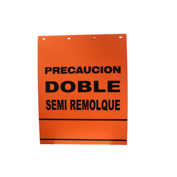 GENERICA - GENERICA-LBI0205-DSR-LODERA LISA NARANJA 24" X 30" DOBLE SEMIRREMOLQUE PAR