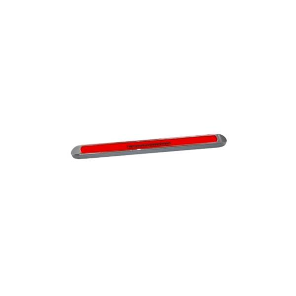 ATM - ATM - 1025BH-R - PLAFON BARRA ATM 51 LEDS ROJO 17 1/4" X 1" X 3/4" HALO BISEL CROMADO 12-24V