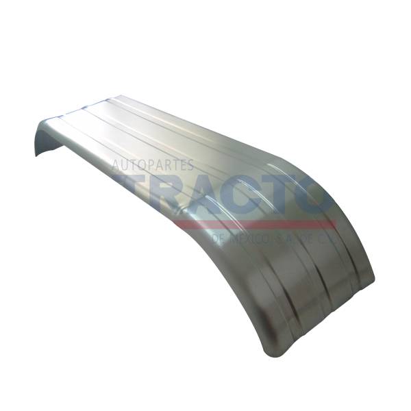 GENERICA - GENERICA-LZN0558-SALPICADERA CURVA ACANALADA 1 EJE 46" X 21" X 24 1/2" ALUMINIO PAR