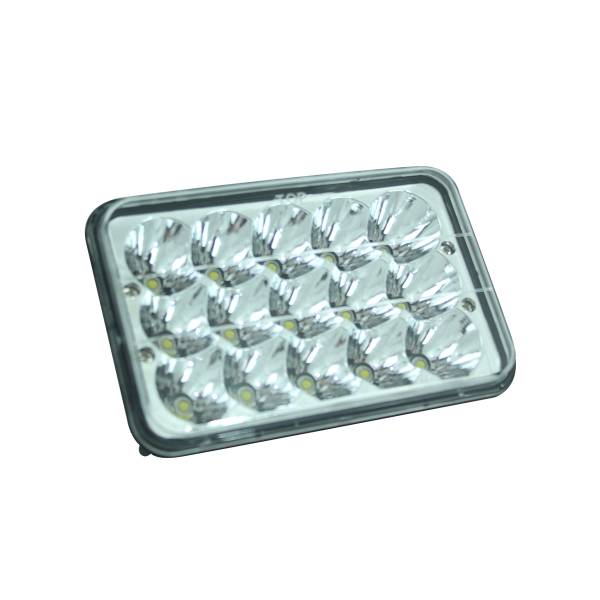 GENERICA - GENERICA-PFN1756-UNIDAD 15 LEDS KENWORTH T800/T600 FREIGHTLINER 120 RECTANGULAR ALTA BAJA