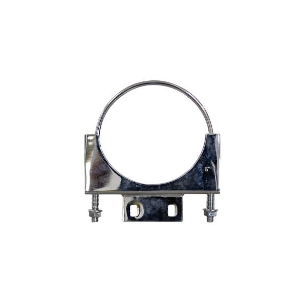 EXFLEX - EXFLEX - ATM-135115B - ABRAZADERA ATM TIPO "U" 5" PLANA CROMADO CON BRACKET